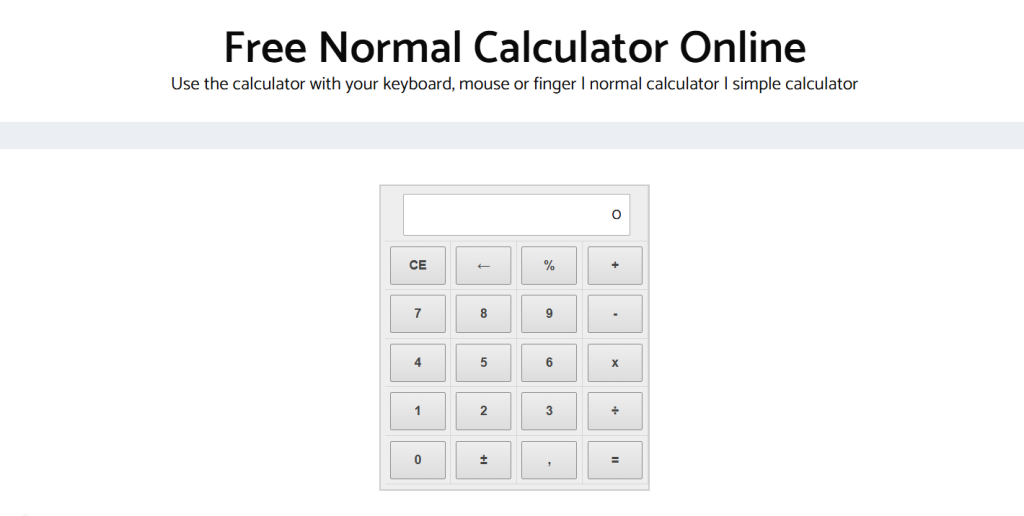 Can NormalCalculator Handle Any Equation