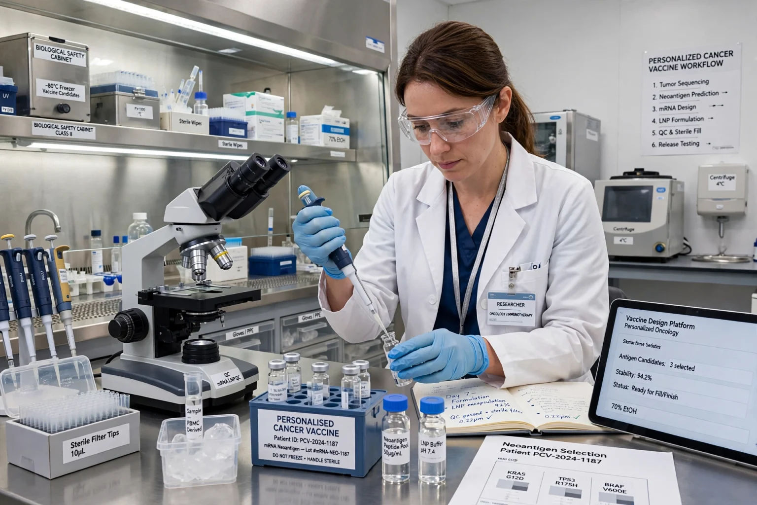 Personalised Cancer Vaccine Passes Early Safety Test in Ovarian Trial